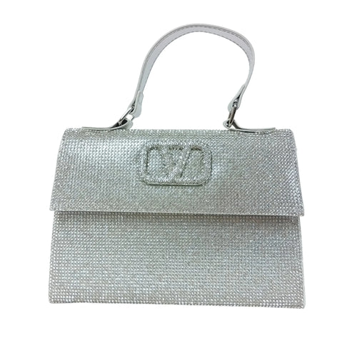 Valentini Rhinestone Clutch Bag - Stile Donna Bags