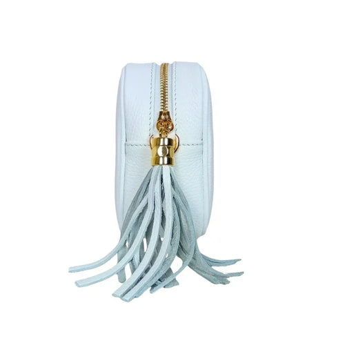 Withe crossbody bag in Genuine Leather MS-5990 - Stile Donna Bags