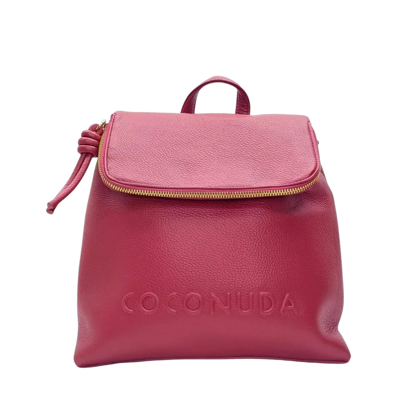 Zaino Rosso Coconuda con Spallacci Regolabili Borsa da Donna Online - zaino pelle fucsia