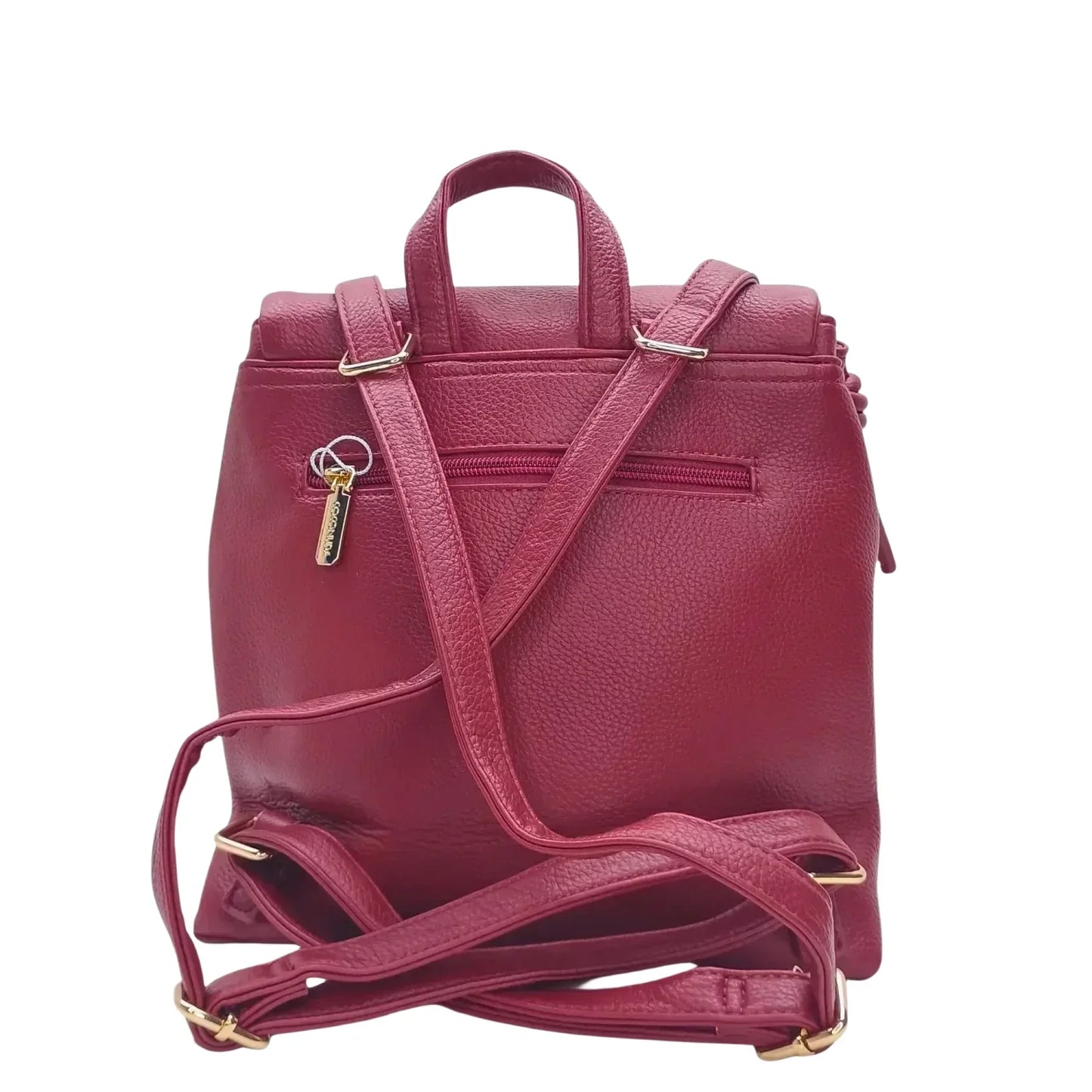 Zaino Rosso Coconuda con Spallacci Regolabili Borsa da Donna Online - zaino finta pelle